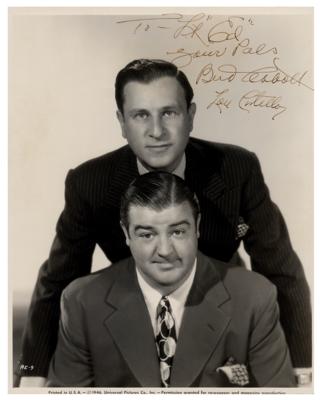 Lot #562 Abbott and Costello Signed Photograph
