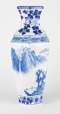 Lot #433 Hand Painted Japanese Vases - Image 2