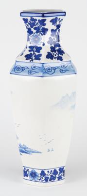 Lot #433 Hand Painted Japanese Vases - Image 4