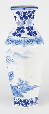 Lot #433 Hand Painted Japanese Vases - Image 9