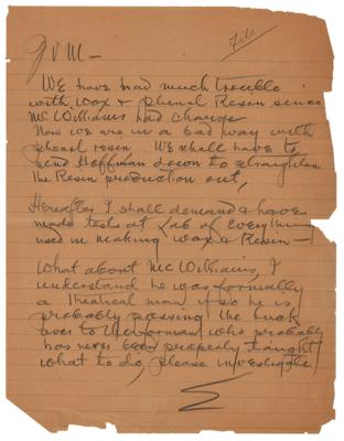 Lot #186 Thomas Edison Autograph Letter Signed on