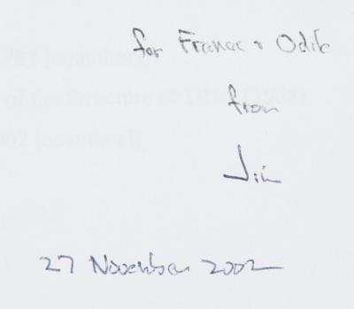 Lot #775 DNA: James D. Watson Signed Book Presented to Francis Crick (DNA: The Secret of Life) - Image 2