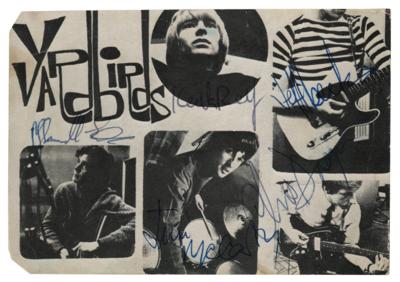 Lot #3176 The Yardbirds Signed Photograph