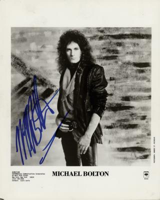 Lot #3460 Michael Bolton Signed Photograph