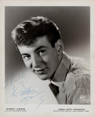 Lot #3154 Bobby Darin Signed Photograph