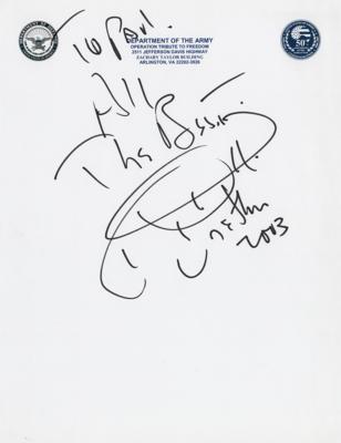 Lot #3193 Aretha Franklin Signature