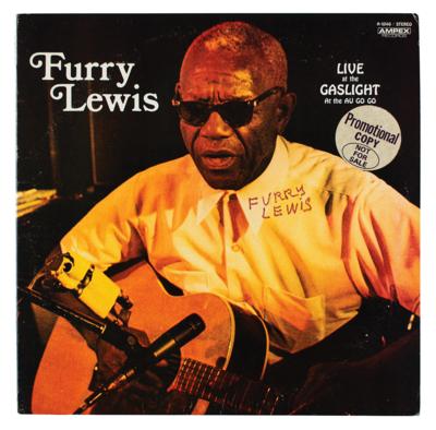 Lot #3136 Furry Lewis Signed Album