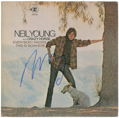 Lot #3330 Neil Young Signed Album