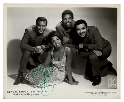Lot #3295 Gladys Knight Signed Photograph
