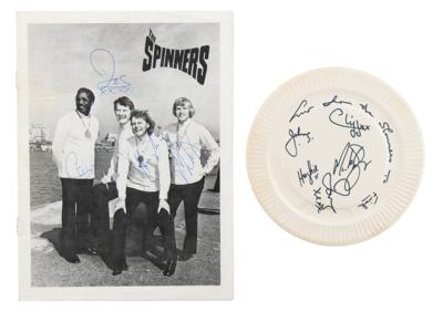 Lot #3318 The Spinners (2) Signed Items - Image 1