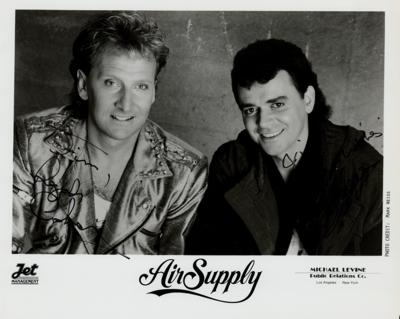 Lot #3457 Air Supply Signed Photograph