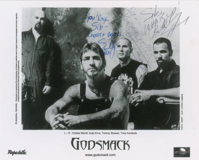 Lot #3664 Godsmack Signed Photograph to Sib Hashian of Boston
