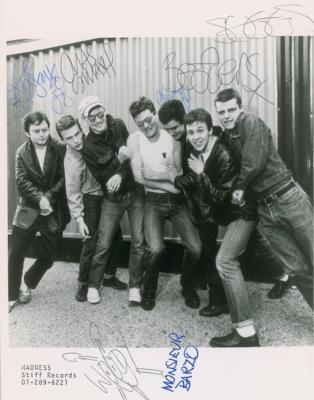 Lot #3496 Madness Signed Photograph - Image 1