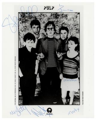 Lot #3676 Pulp Signed Photograph
