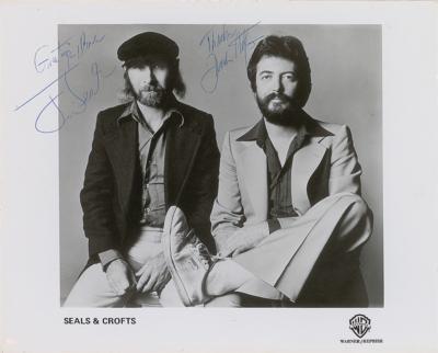 Lot #3313 Seals and Crofts Signed Photograph