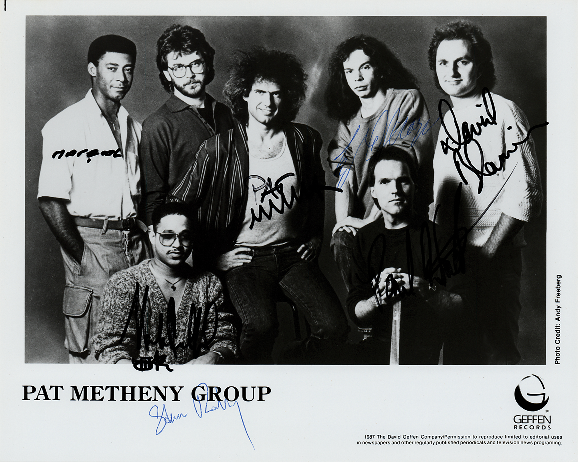 Pat Metheny Group Signed Photograph | RR Auction