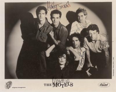 Lot #3503 The Motels Signed Photograph - Image 1