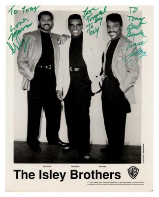 Lot #3287 The Isley Brothers Signed Photograph