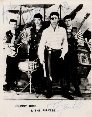 Lot #3202 Johnny Kidd & the Pirates Signed Photograph - Image 1