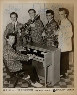 Lot #3197 Johnny and the Hurricanes Signed Photograph - Image 1