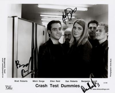 Lot #3468 Crash Test Dummies Signed Photograph