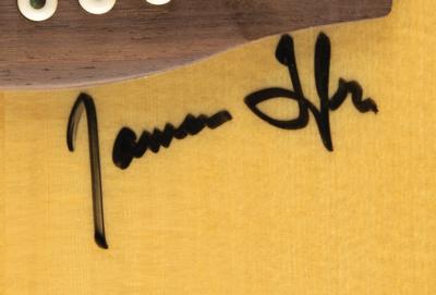 Lot #3324 James Taylor Signed Guitar - Image 2