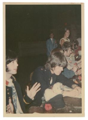 Lot #3230 The Yardbirds (4) Candid Photographs and a 1966 Civic Opera House (Chicago) Ticket - Image 1