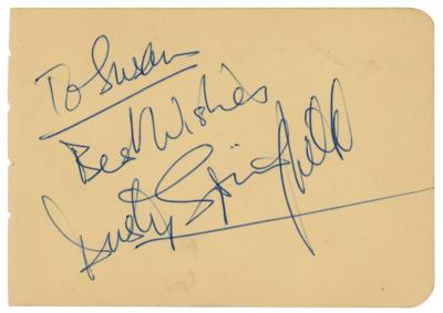 Lot #3222 Dusty Springfield Signature (1964)