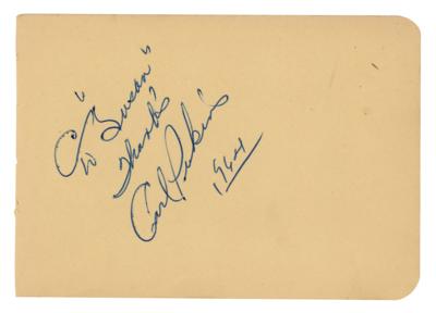 Lot #3159 Carl Perkins Signature (1964)