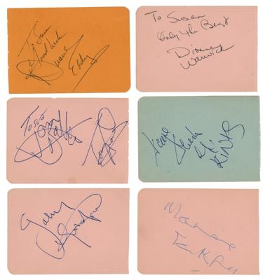 Lot #3179 1960s Musicians Autograph Collection