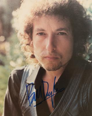Lot #3044 Bob Dylan Signed Photograph