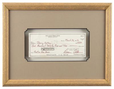 Lot #3236 Duane Allman Signed Check to Berry Oakley - Image 3