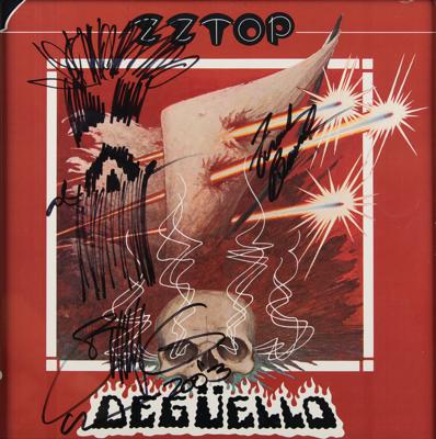 Lot #3333 ZZ Top: Gibbons and Beard Signed Album