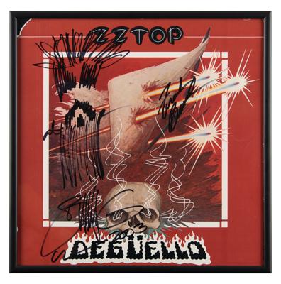 Lot #3333 ZZ Top: Gibbons and Beard Signed Album - Image 2