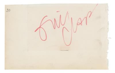 Lot #3272 Eric Clapton Signature