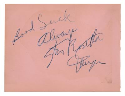 Lot #3141 Sister Rosetta Tharpe Signature with 1957 Ticket and Program - Image 1