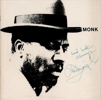 Lot #3121 Thelonious Monk and Band Signed 1963 Program