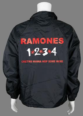 Lot #3392 Johnny Ramone's Personally-Owned and Signed Ramones Windbreaker Jacket - Image 3