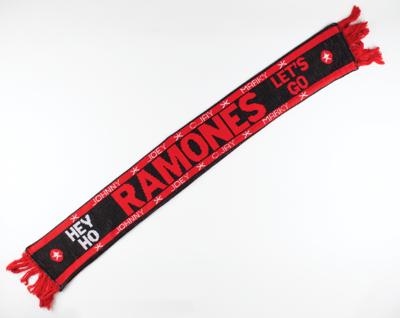 Lot #3395 Joey Ramone's Personally Owned Promotional Scarf - Image 1
