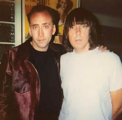 Lot #3400 Johnny Ramone Signed Clock Face Inscribed to Nicolas Cage - Image 3