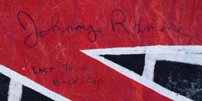 Lot #3398 The Ramones: Arturo Vega Hand-Painted Stage Backdrop from Adios Amigos Tour - Image 5