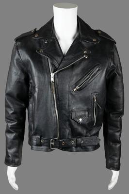 Lot #3399 Johnny Ramone's Promotional Mondo Bizarro Leather Jacket - Image 1