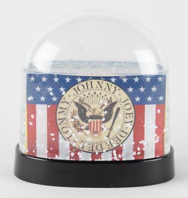 Lot #3415 Ramones Official Snow Globe by Andy Gore and Arturo Vega
