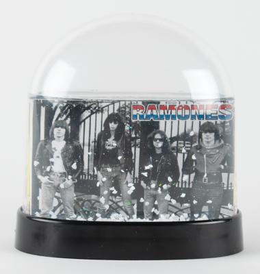 Lot #3415 Ramones Official Snow Globe by Andy Gore and Arturo Vega - Image 2