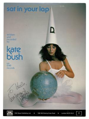 Lot #3463 Kate Bush Signed Sheet Music