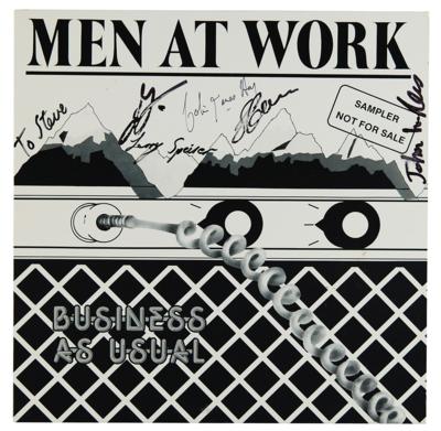 Lot #3501 Men at Work Signed Album