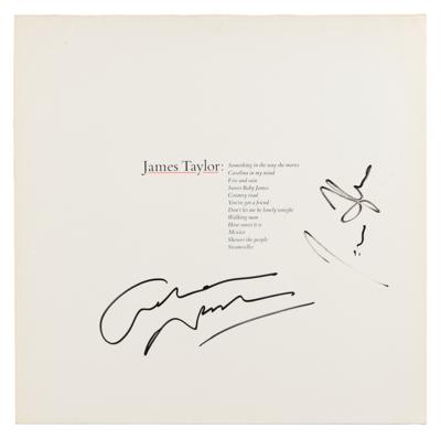 Lot #3325 James Taylor and Graham Nash Signed Album - Image 1