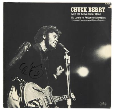 Lot #3153 Chuck Berry Signed Album