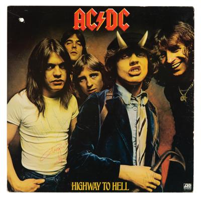 Lot #3234 AC/DC Signed Album with Bon Scott