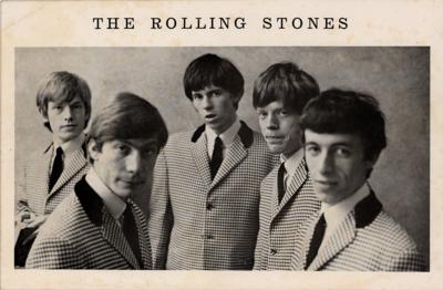 Lot #3079 Rolling Stones 1963 Promotional Card
